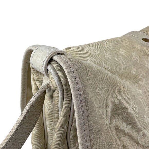 Auth LOUIS VUITTON Monogram Mini Lin Saumur 30 Crossbody Bag - Picture 9 of 14